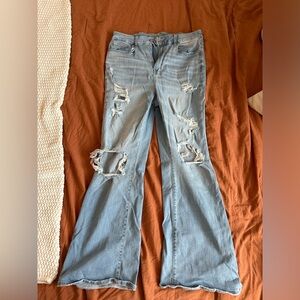 American Eagle Curvy Super High Rise Flare Jeggings